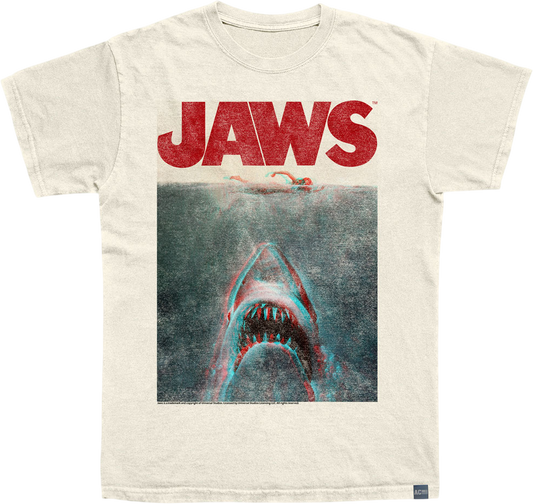 Made In USA Vintage 3D Movie Poster Jaws T-Shirt