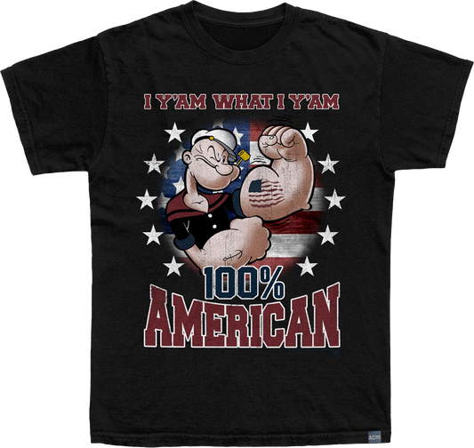 Made In USA Yam 100% American Popeye T-Shirt