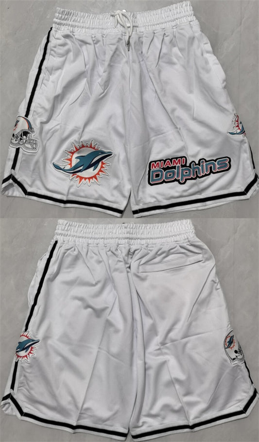 maimi dolphins white shorts (run small)