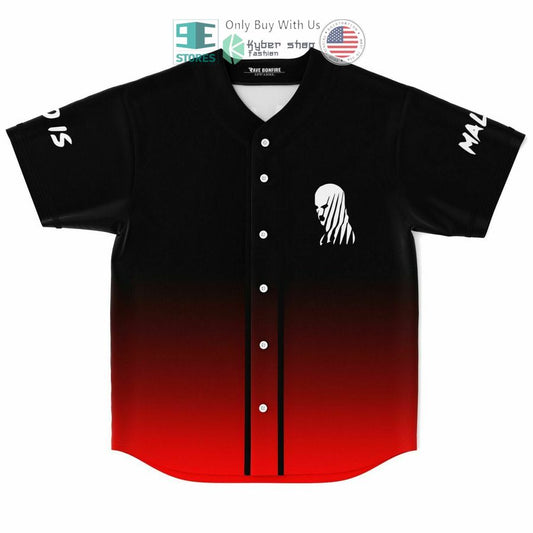 BEST Malaa Nation black red Baseball Jersey