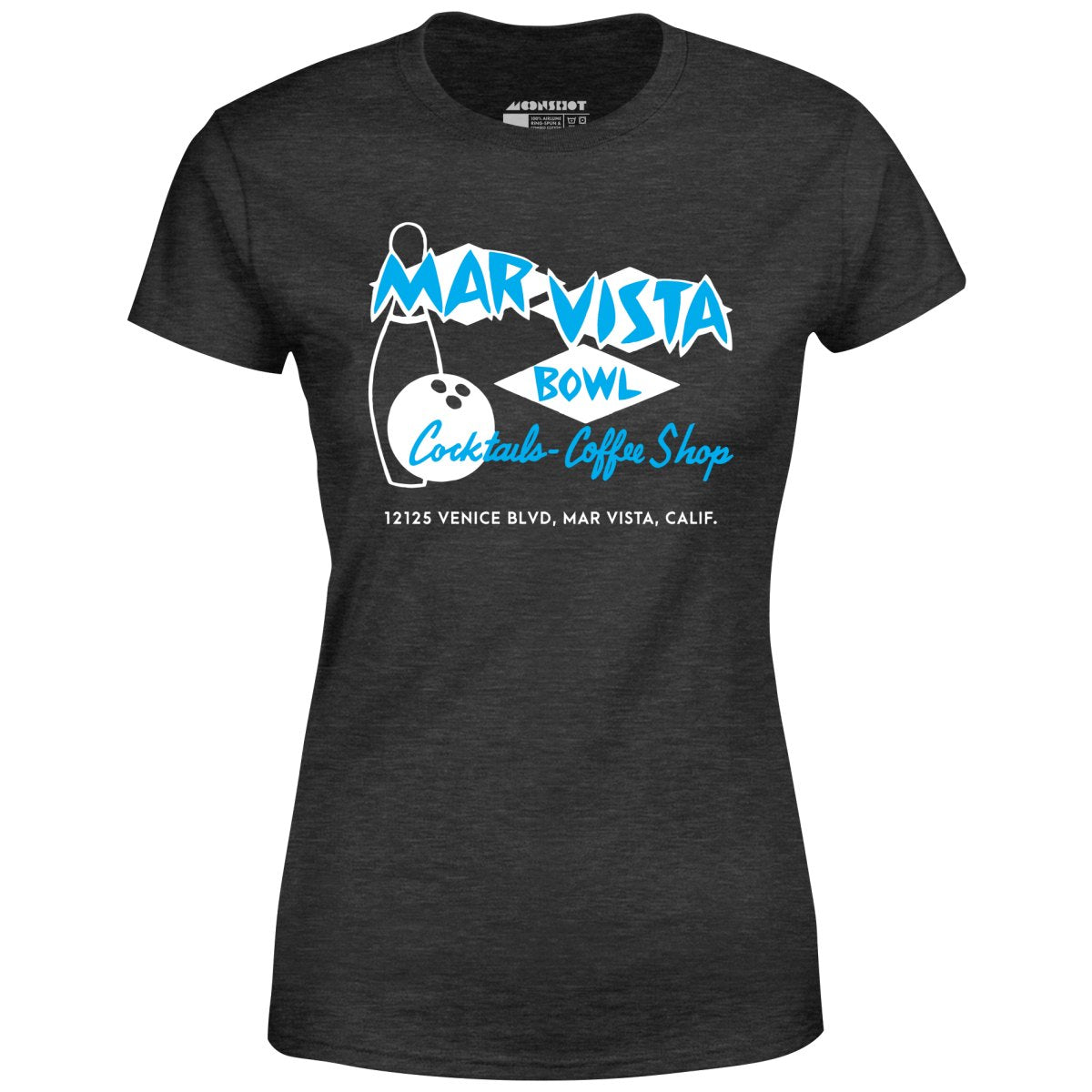 Mar Vista Bowl - Los Angeles, CA - Vintage Bowling Alley - Women's T-Shirt