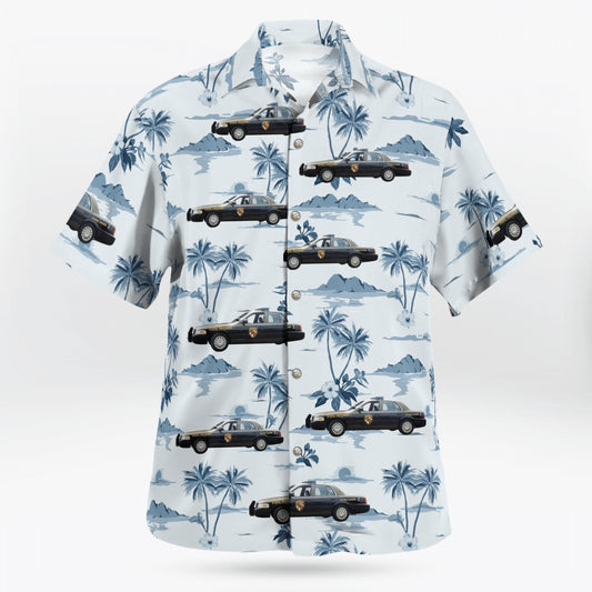 Maryland State Police 2005 Ford Police Interceptor Resident Trooper Hawaiian Shirt