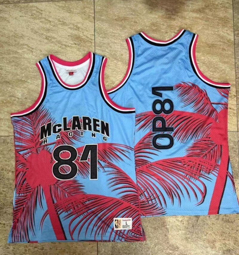 mclaren＆mitchell＆ness Collaboration Embroidered ８１ # Team Jersey Style 2