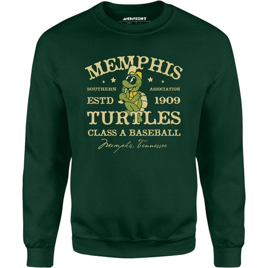 Memphis Turtles - Tennessee - Vintage Defunct Baseball Teams - Unisex Sweatshirt