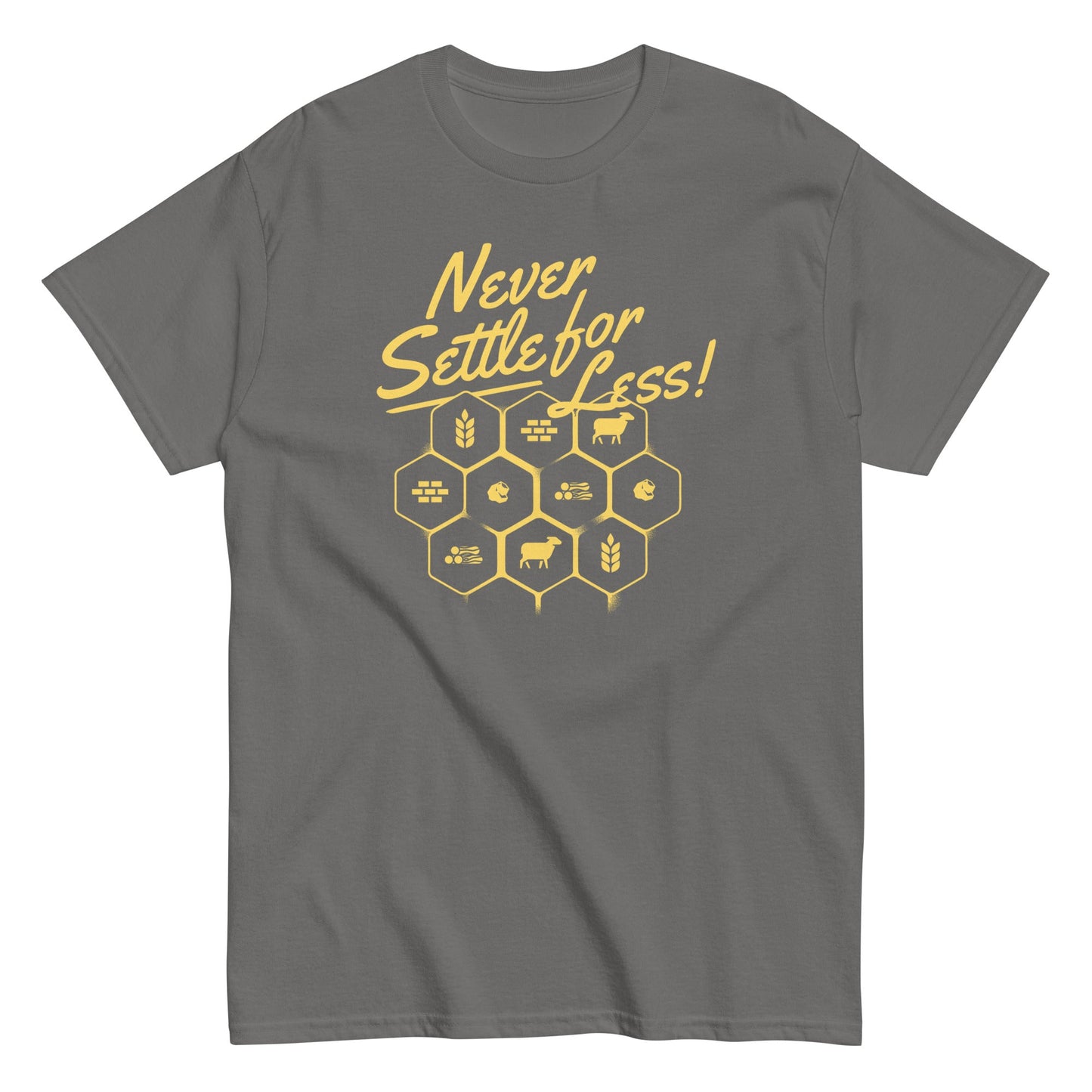 Never Settle For Less Men's Classic Tee