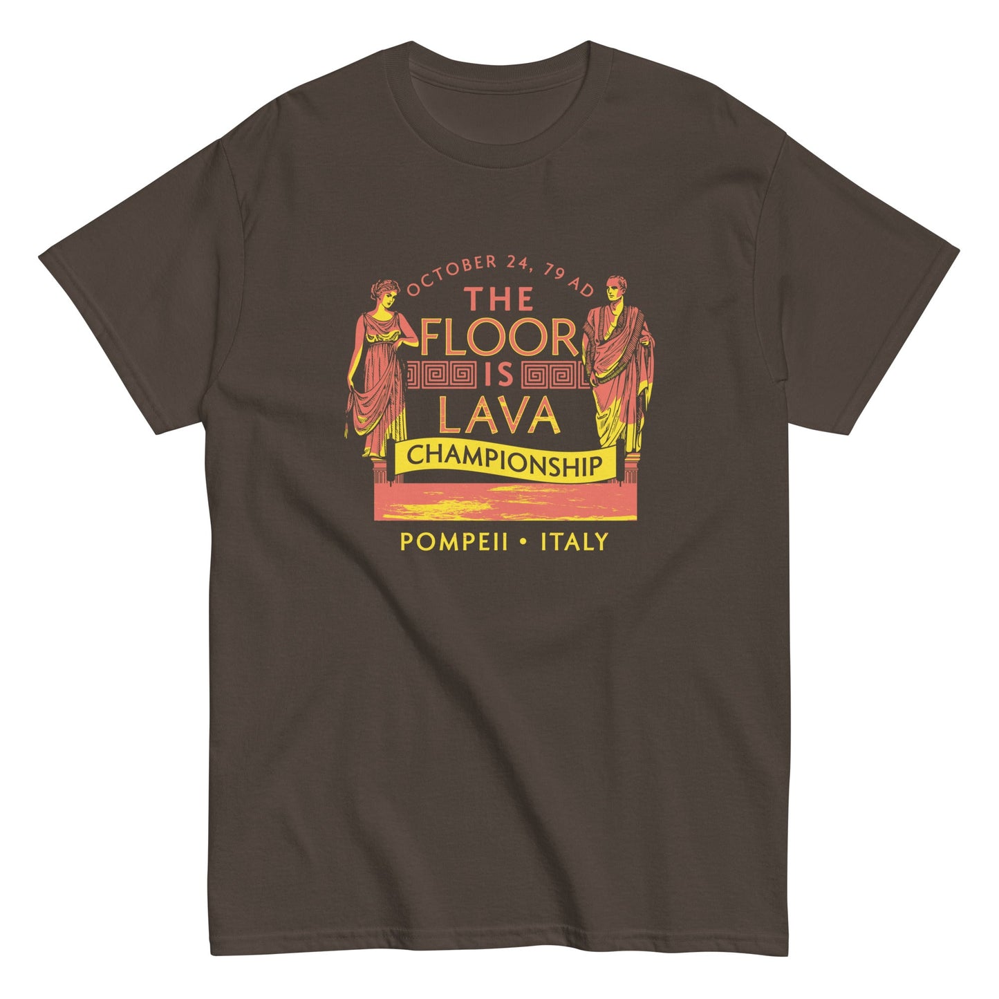 Pompeii Floor is Lava Championship Men's Classic Tee