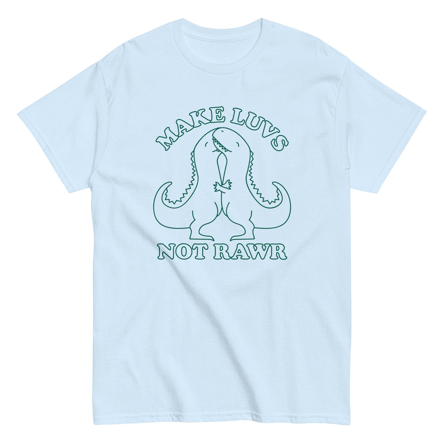 Make Luvs Not Rawr Men's Classic Tee