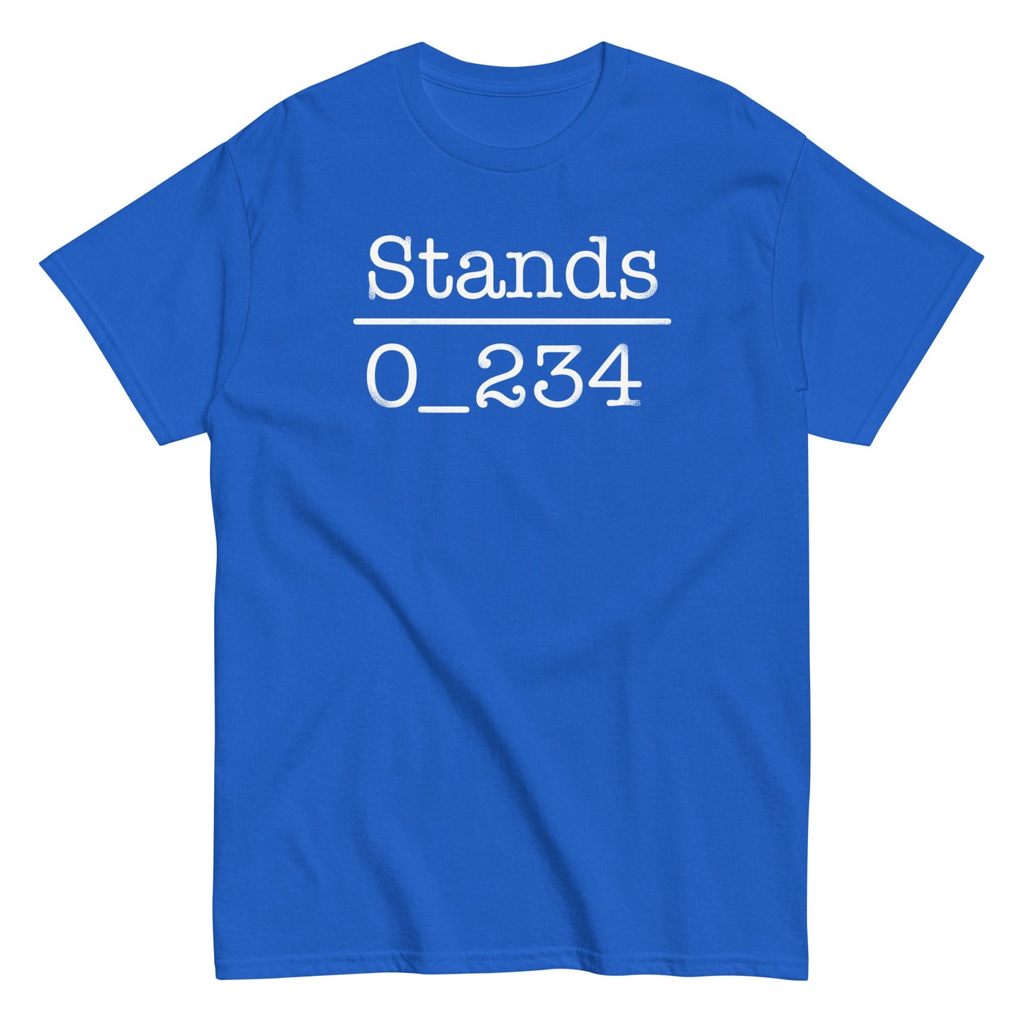 No 1 Under Stands Men's Classic Tee