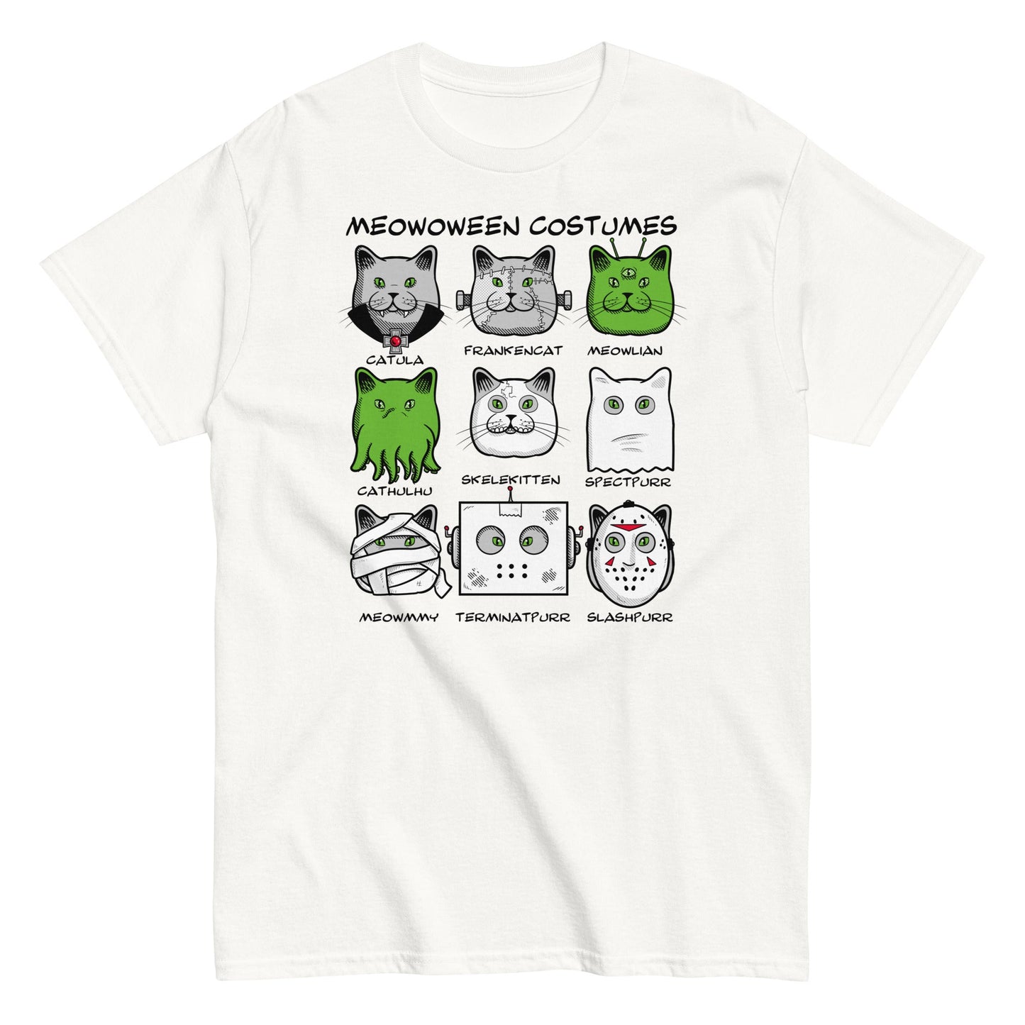 Meowoween Costumes Men's Classic Tee