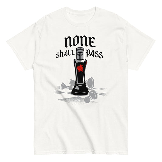 None Shall Pass Black Knight Men's Classic Tee