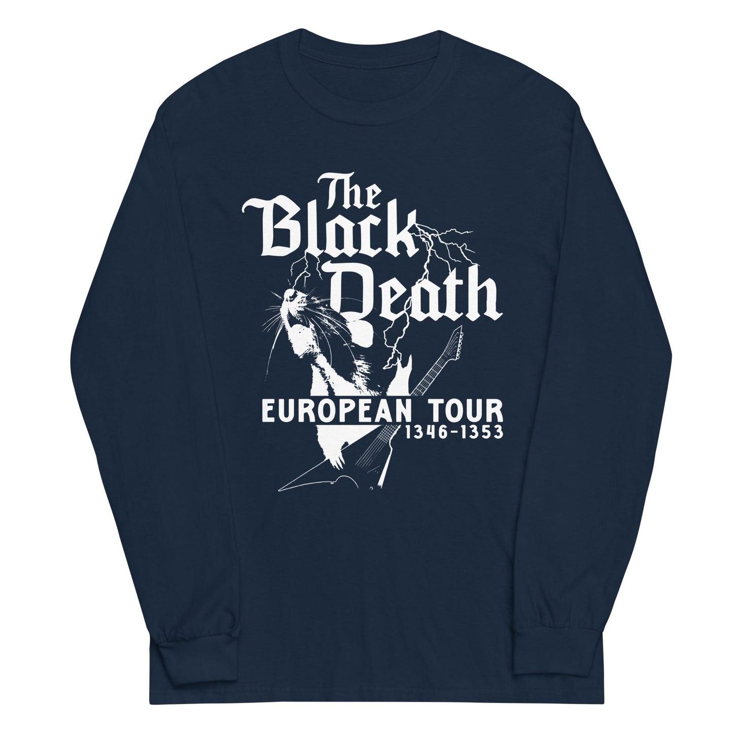 The Black Death European Tour Unisex Long Sleeve Tee