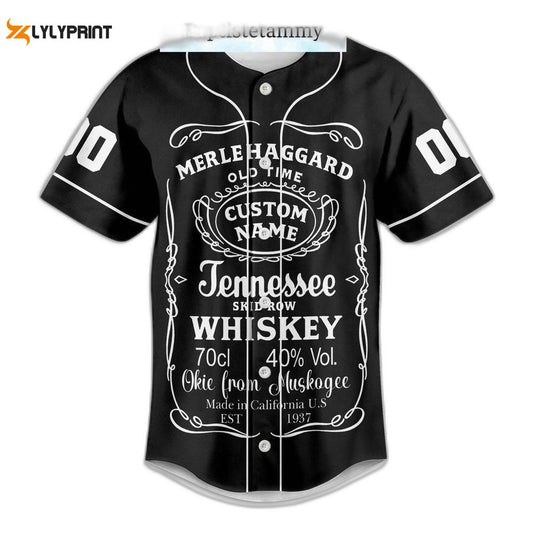 Merle Haggard Baseball Jersey For Men Women, Sing Me Back Home Jersey - lylyprint.com