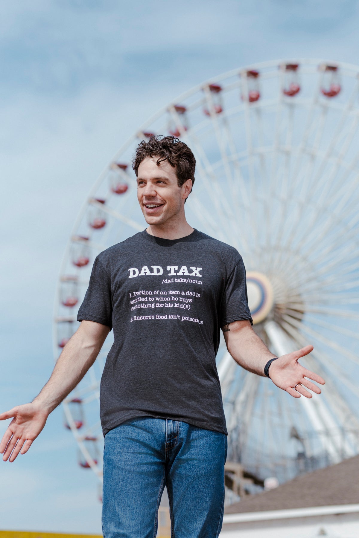 Dad Tax Men's T Shirt Hoodie, Sweatshirt | InkThreadWorks.com (Image 3)