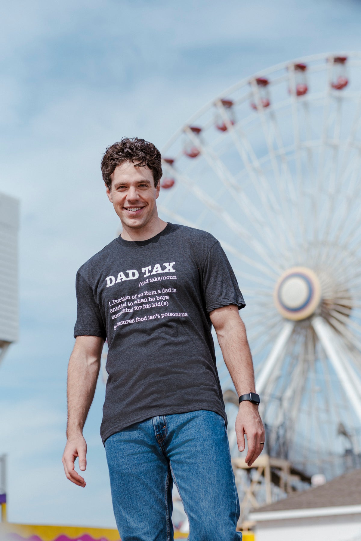 Dad Tax Men's T Shirt Hoodie, Sweatshirt | InkThreadWorks.com (Image 4)