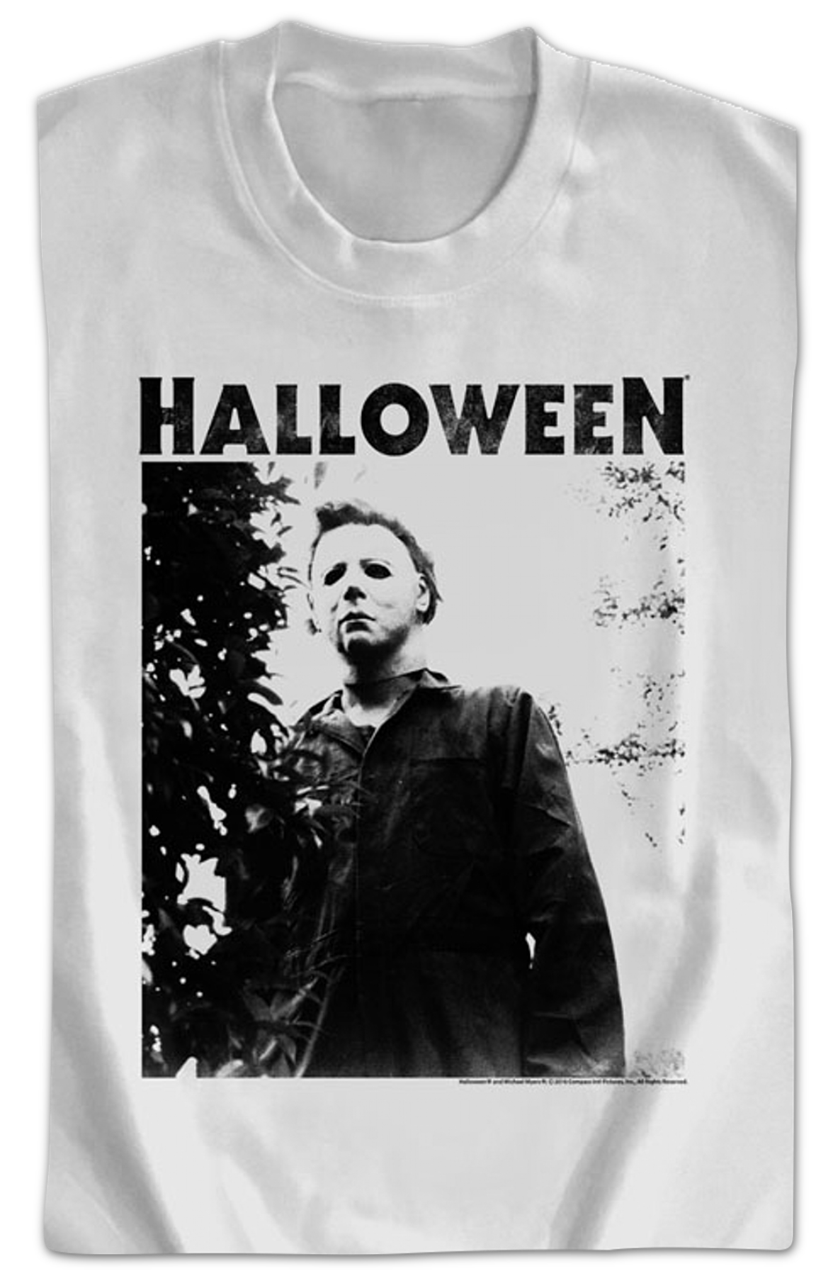Michael Myers Black And White Photo Halloween Sweatshirt