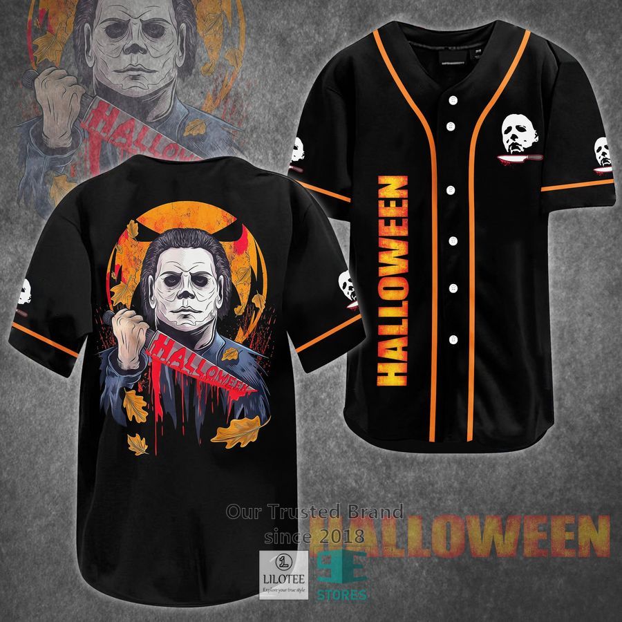 Michael Myers Halloween Horror Movie Baseball Jersey