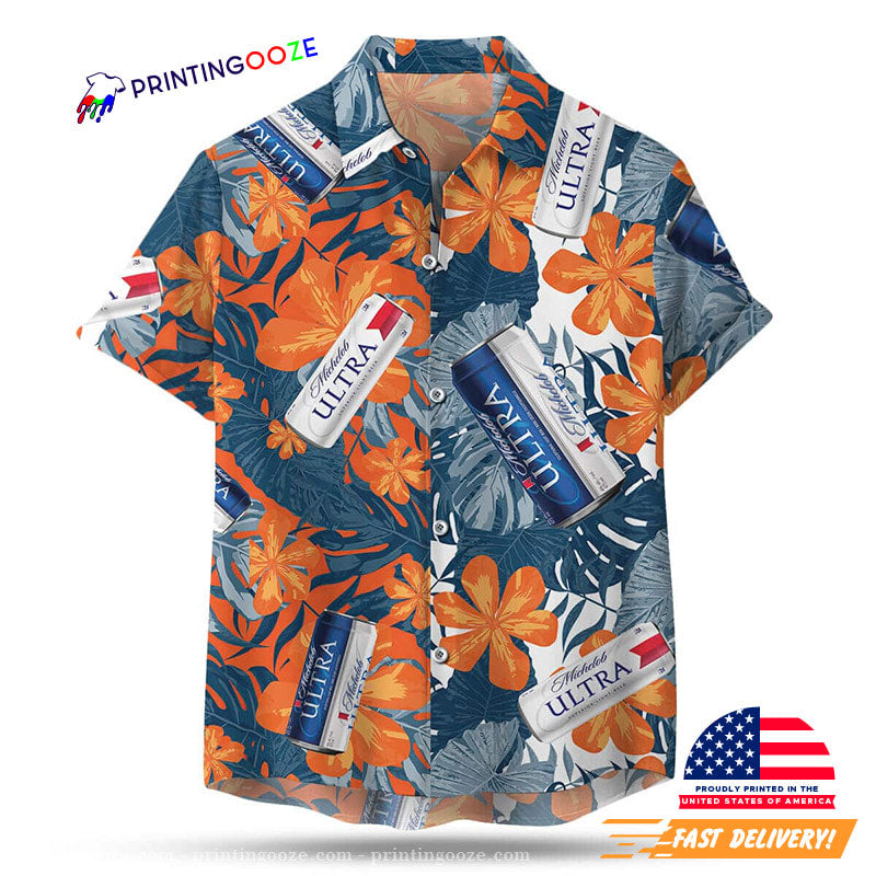 Michelob Ultra Beer Hawaiian Shirt