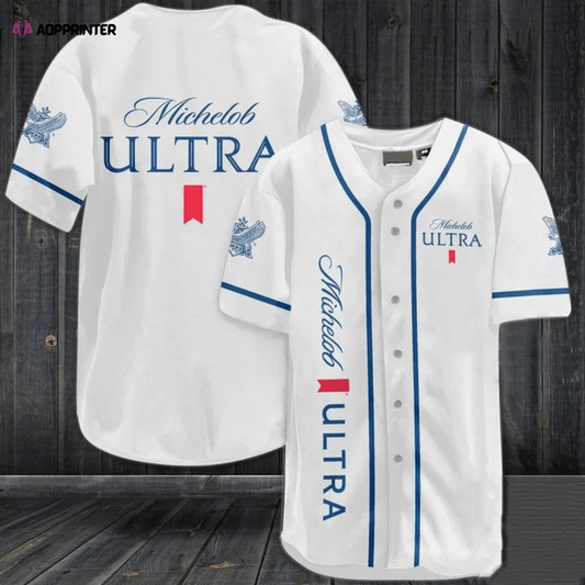 Michelob Ultra Beer Baseball Jersey Shirt - Aopprinter