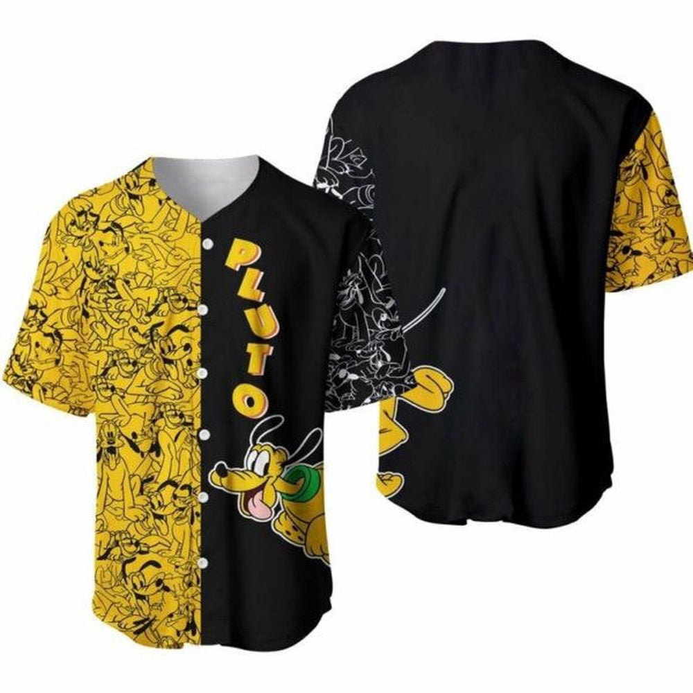 Mickey Mice Pluto Disney Baseball Jersey - Perfect Gift for Disney Lovers - Bafud