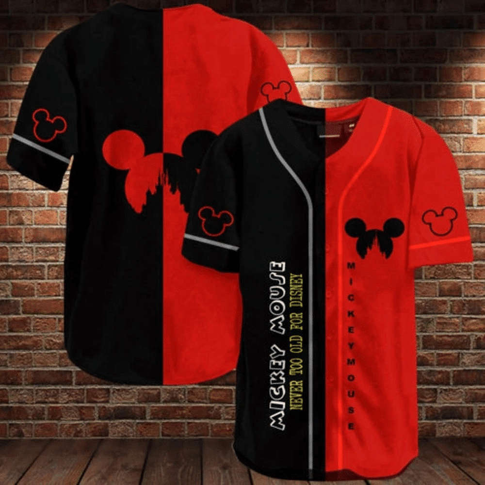 Disney Mickey Mouse Lover s Baseball Jersey - Perfect Cartoon Gift - Bafud
