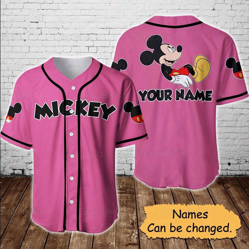 Mickey Mouse Disney Custom Baseball Jersey Shirt - Aopprinter