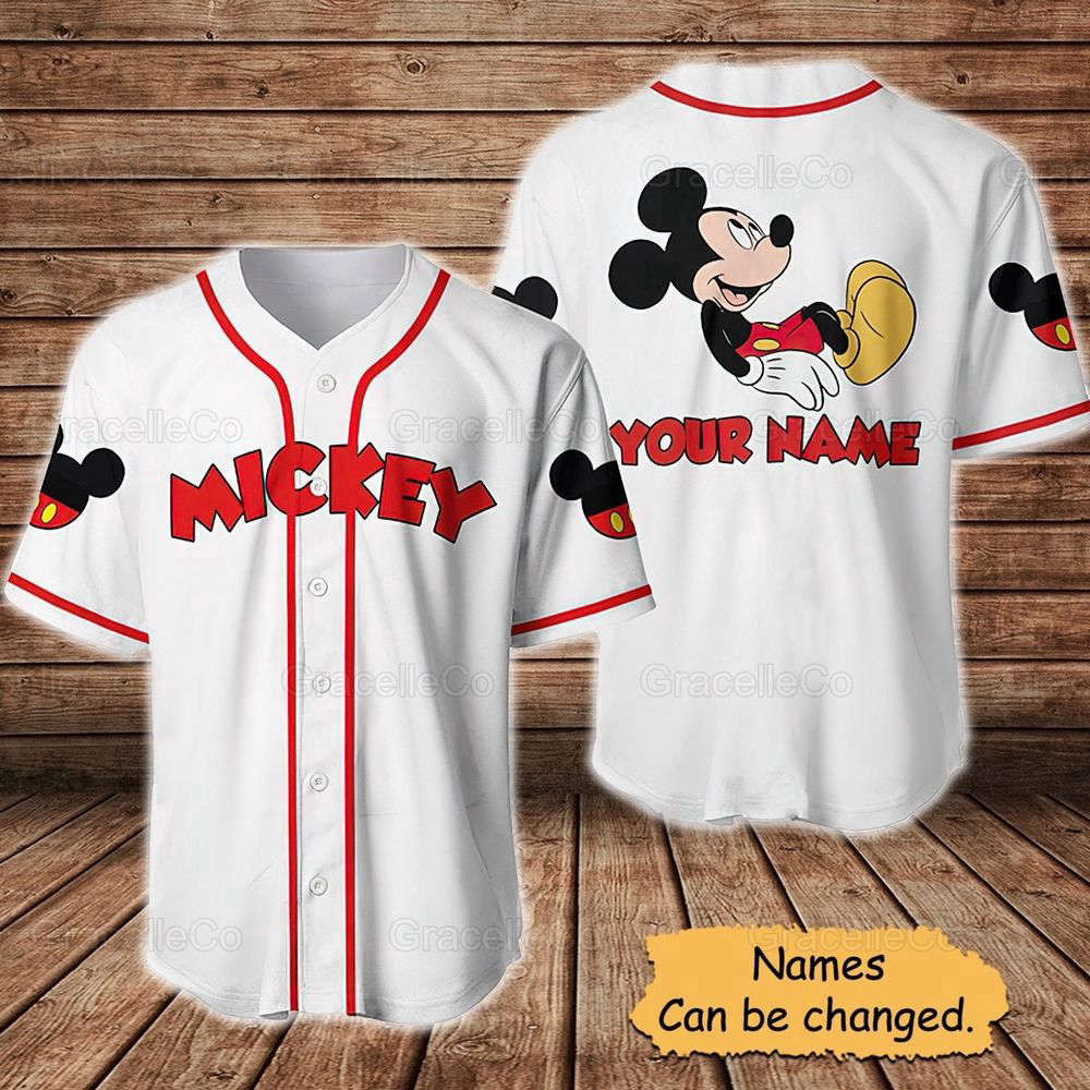 Mickey Mouse Disney Custom Baseball Jersey Shirt - Aopprinter