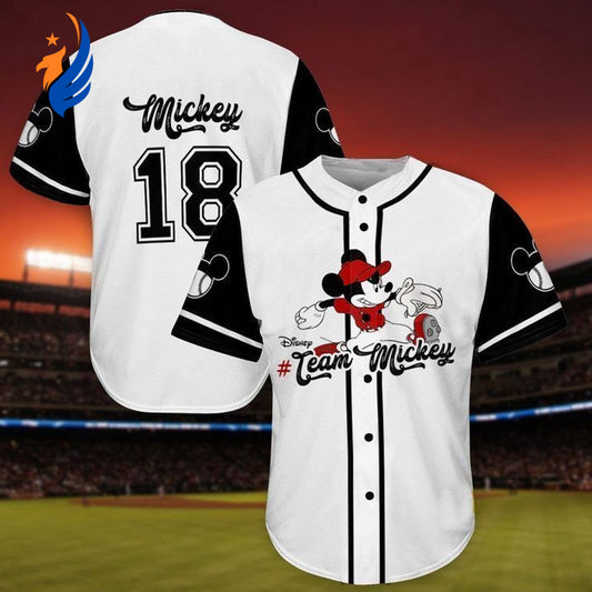 Mickey Mouse Disney Lover s Baseball Jersey: Perfect Gift for Fans - Bafud