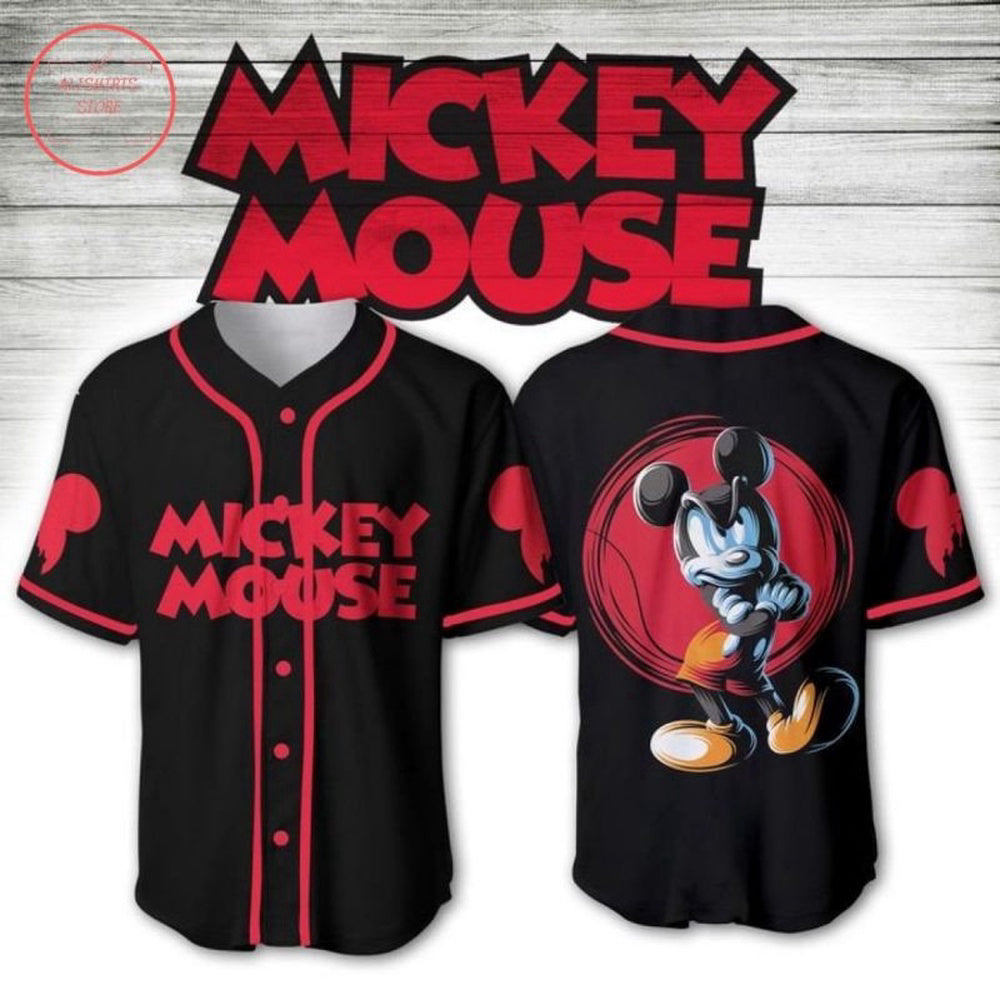 Mickey Mouse Happy Halloween Disney Gift Baseball Jersey - Spooky and Stylish Apparel for Disney Fans - Bafud