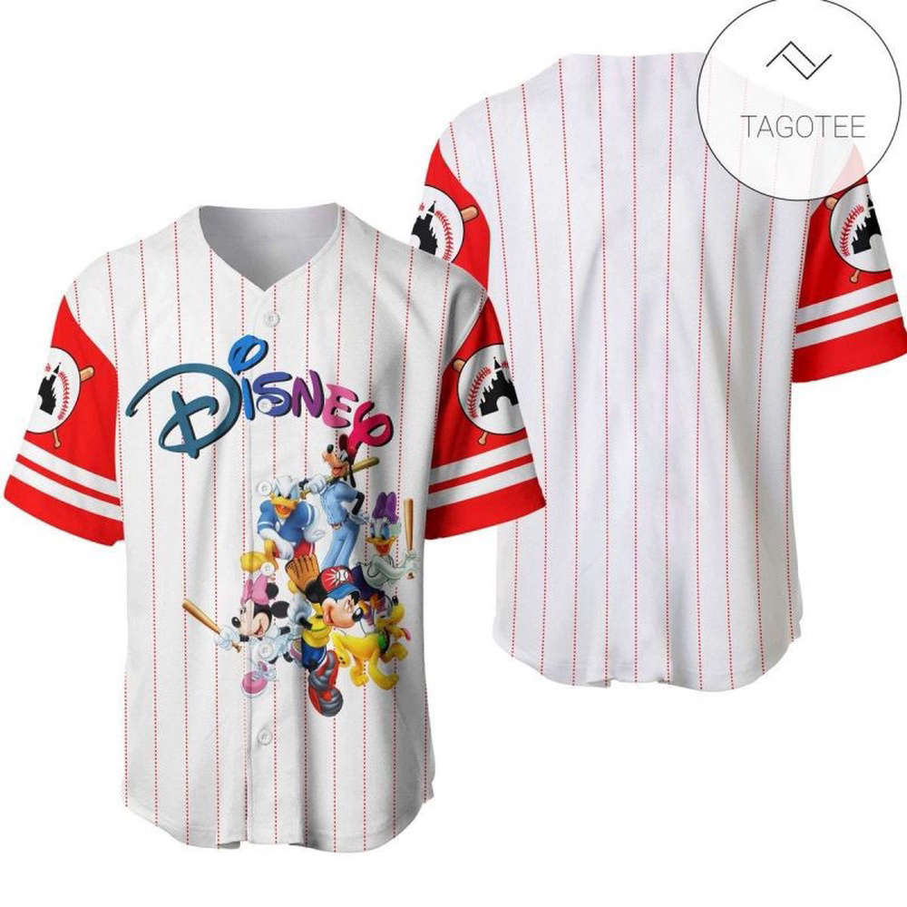 Mickey Mouse Happy Halloween Disney Baseball Jersey Shirt: Spooky Gift for Disney Fans - Bafud
