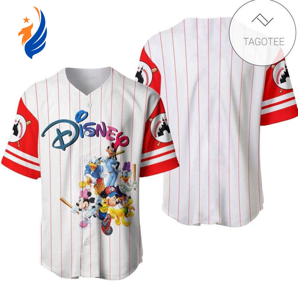 Mickey Mouse Happy Halloween Disney Baseball Jersey Shirt: Spooky Gift for Disney Fans - Bafud