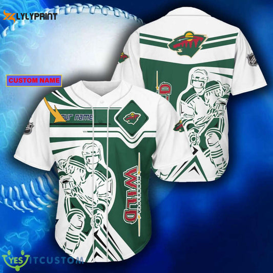 Minnesota Wild Baseball Jersey For Fans Gift for Men Dad - lylyprint.com