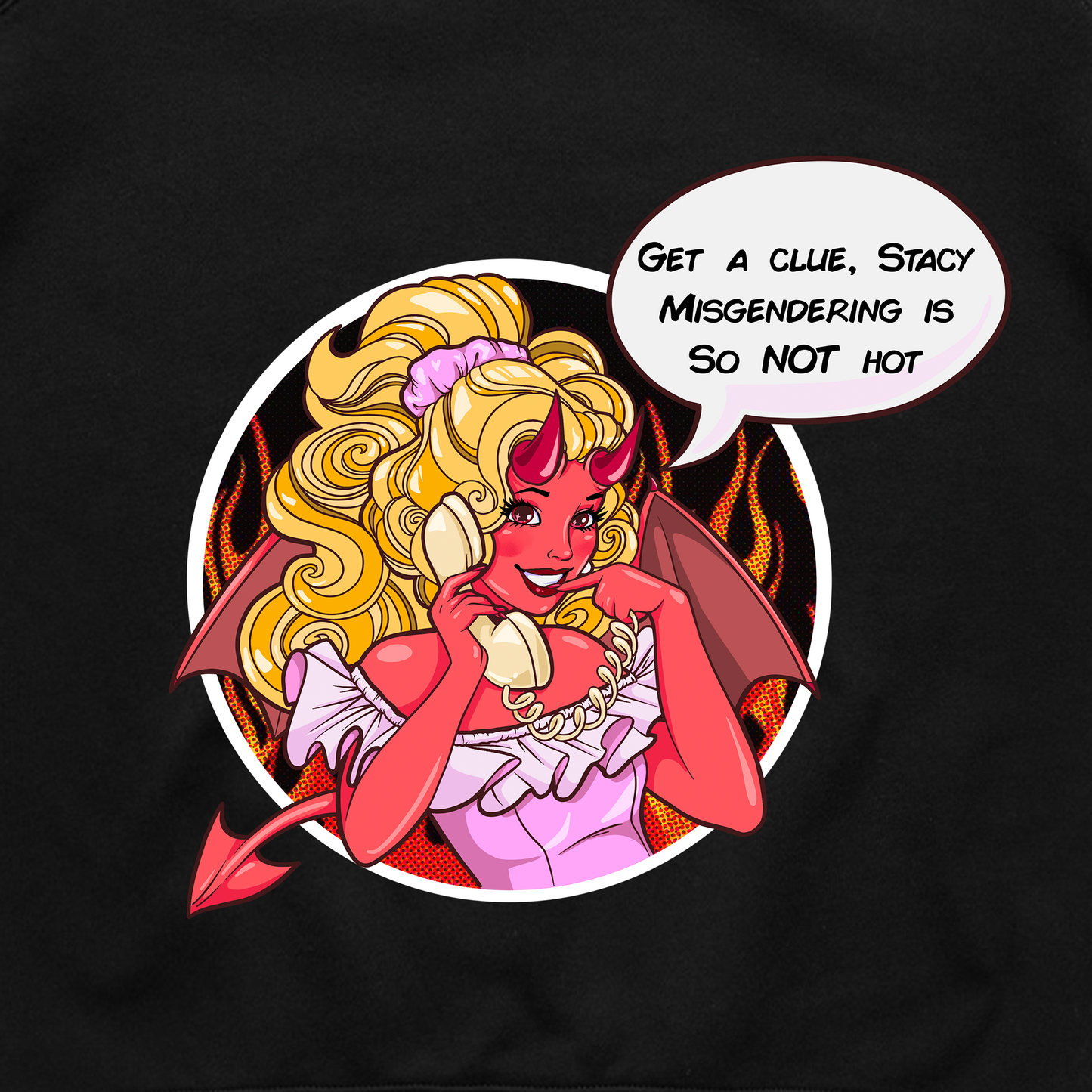 Misgendering Is Not Hot Hoodie