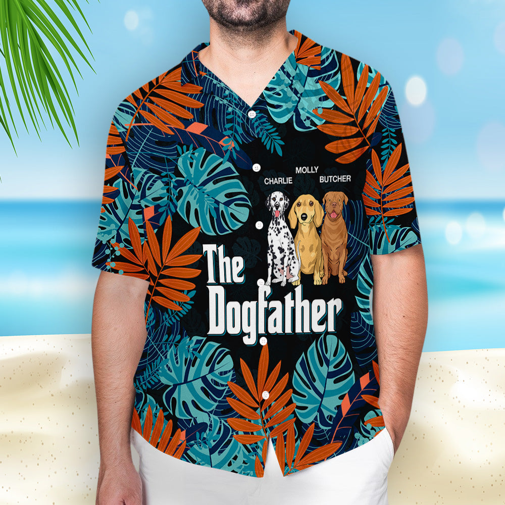 The Hawaii Dog Father - Personalized Custom Hawaiian Shirt