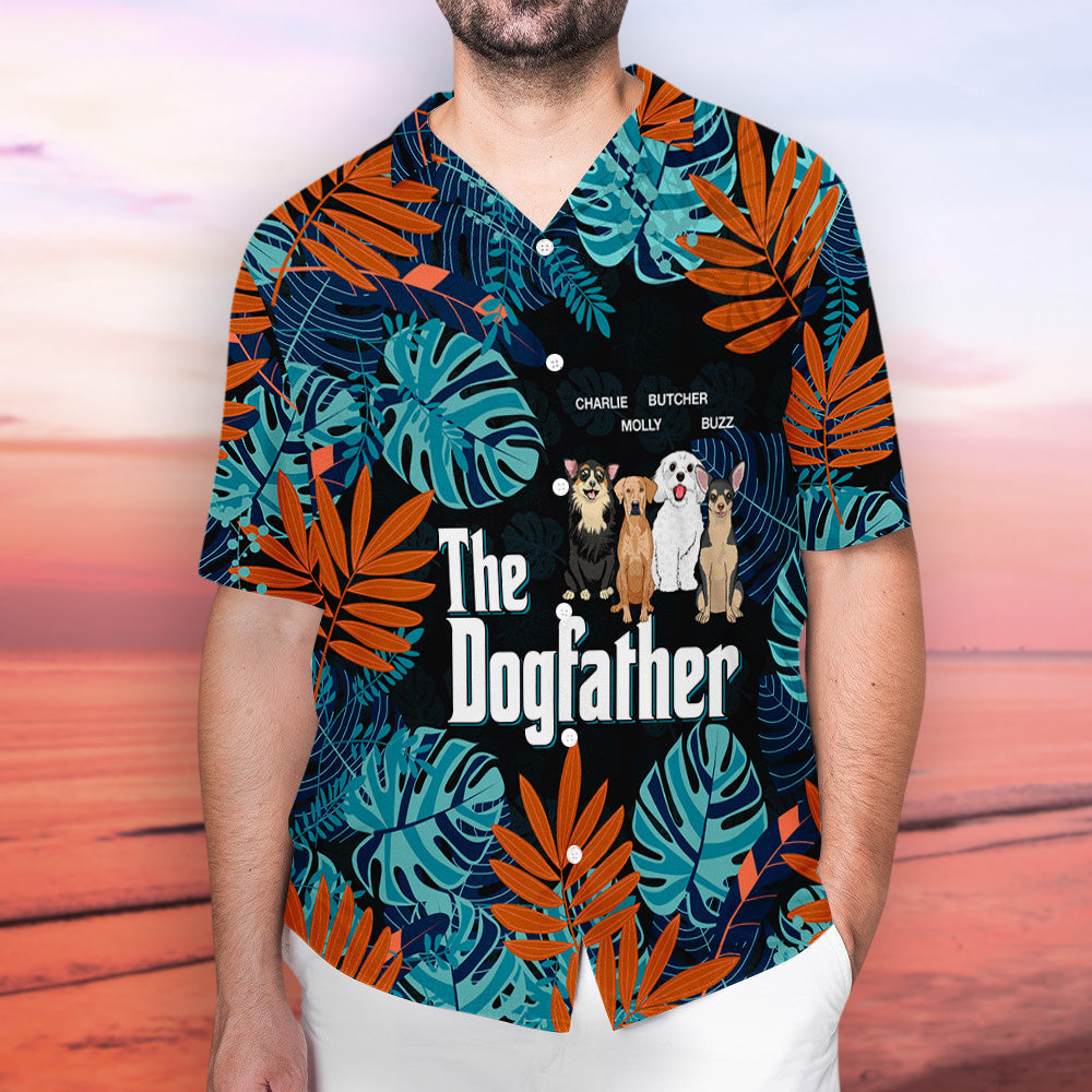 The Hawaii Dog Father - Personalized Custom Hawaiian Shirt