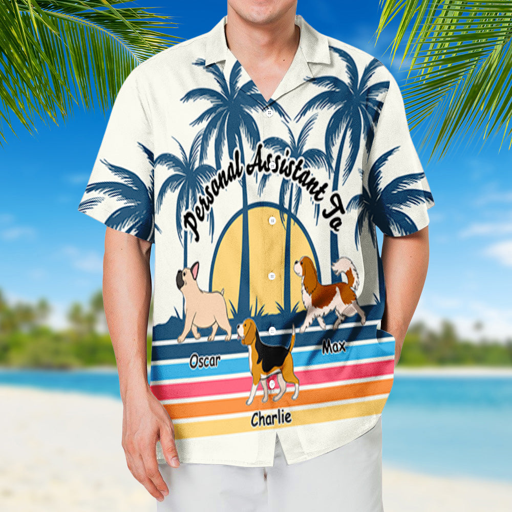Dog Personal Assistant - Personalized Custom Hawaiian Shirt