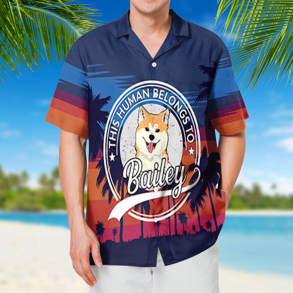 Summer Human Belongs - Personalized Custom Hawaiian Shirt