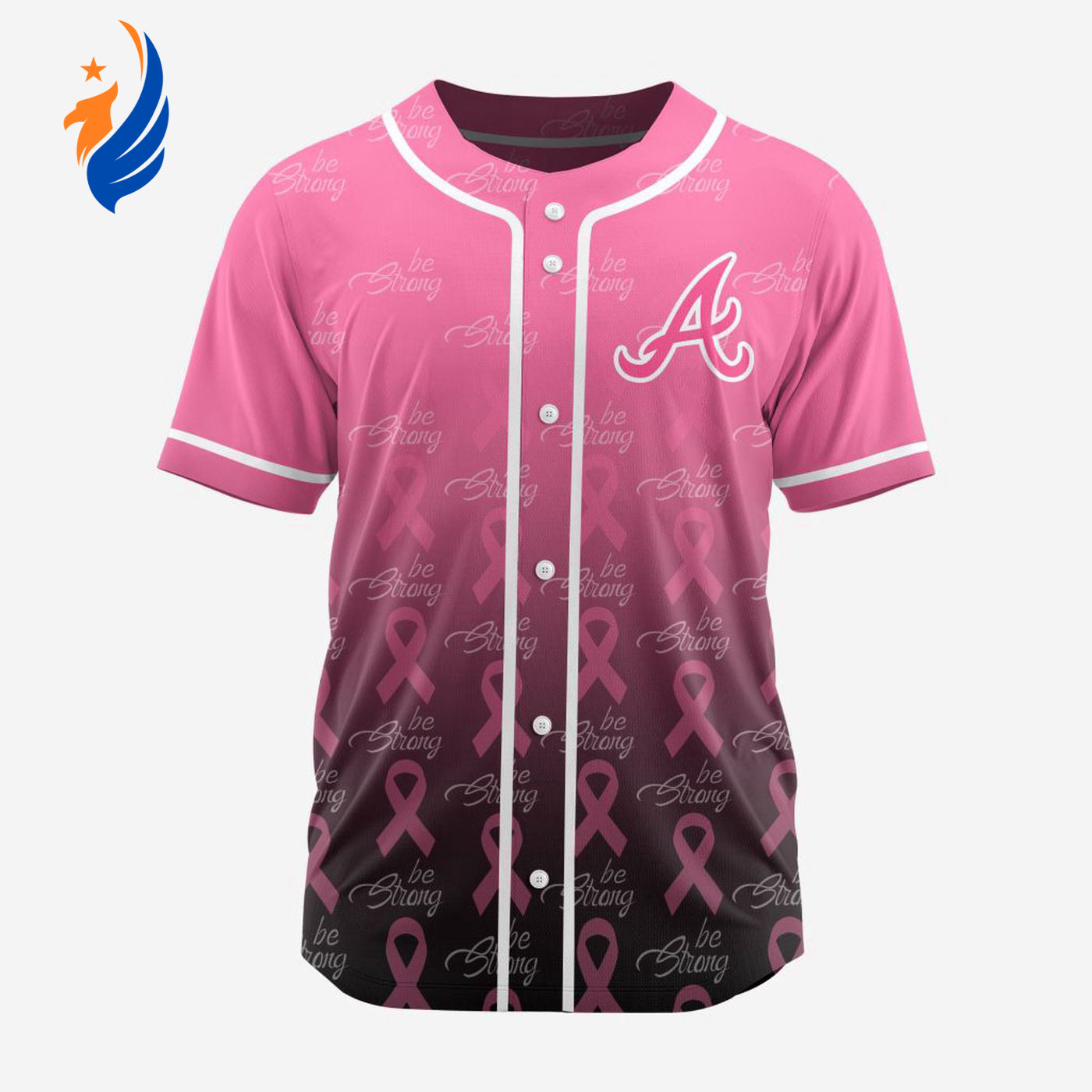 MLB Atlanta Braves Special Pink Design Fight Breast Cancer Baseball Jersey Gift for Men Women - Bafud
