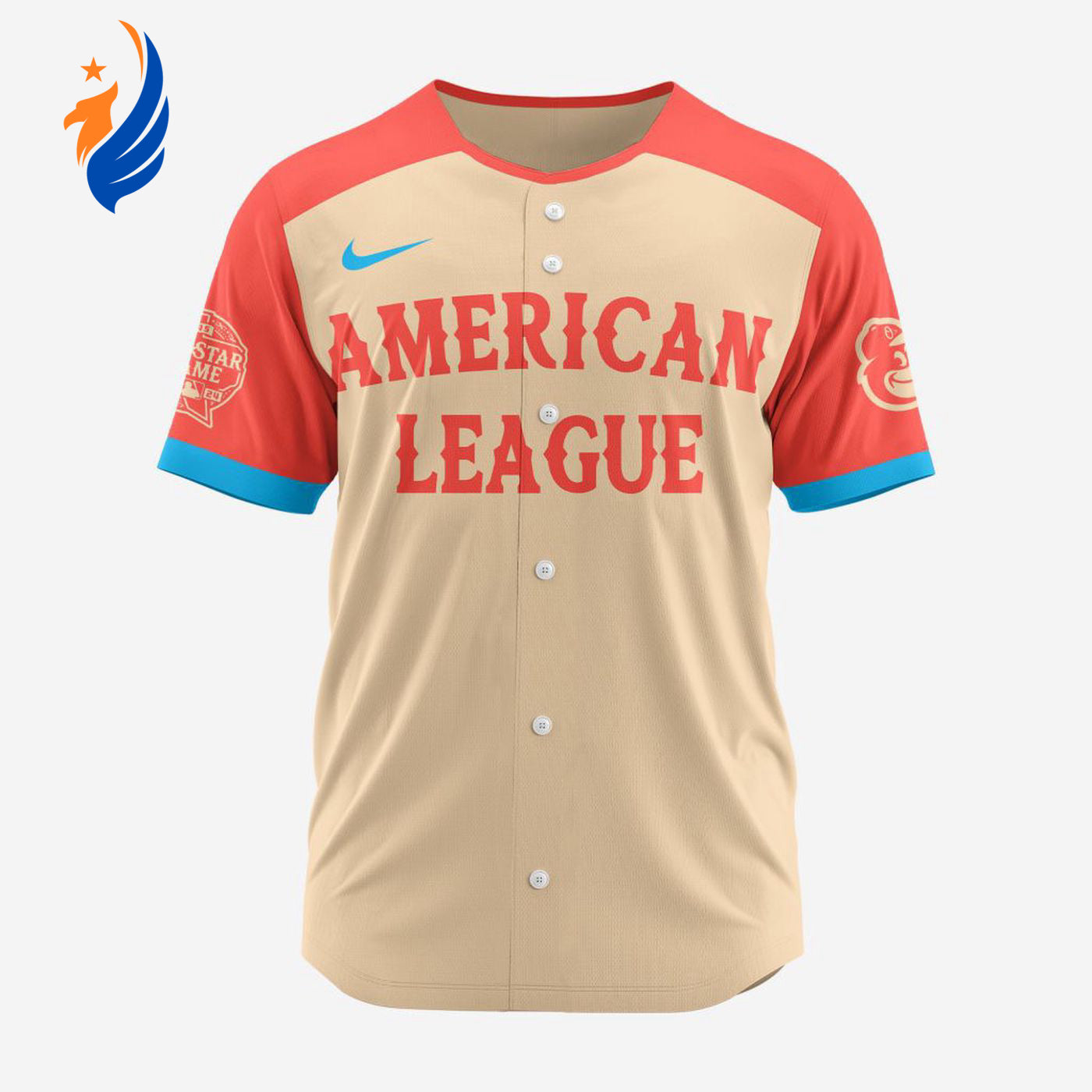 MLB Baltimore Orioles Personalized 2024 All Star Game Baseball Jersey - Bafud