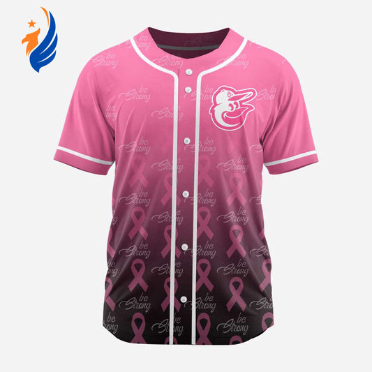 MLB Baltimore Orioles Special Pink Design Fight Breast Cancer Baseball Jersey Gift for Men Women - Bafud
