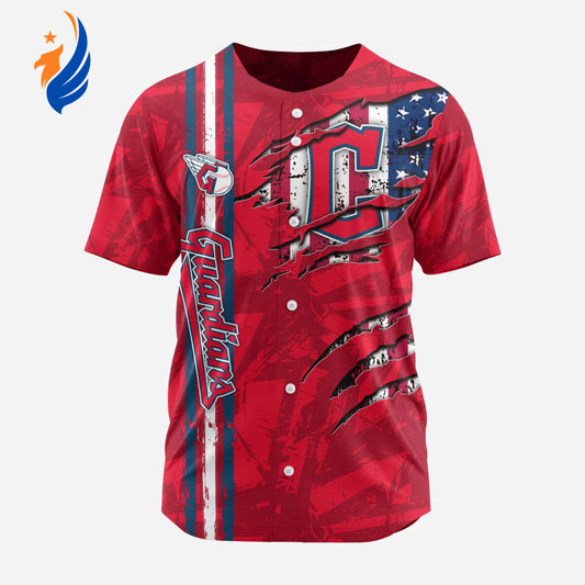 MLB Cleveland Guardians Special Design Baseball Jersey Gift for Men Women - Bafud