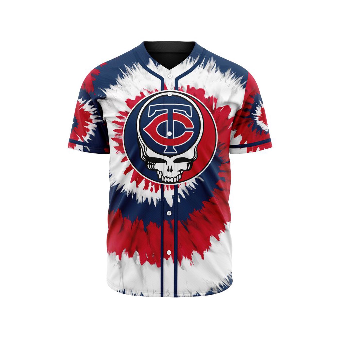 MLB Minnesota Twins Special Grateful Dead Design Baseball Jersey Gift for Men Women - Bafud