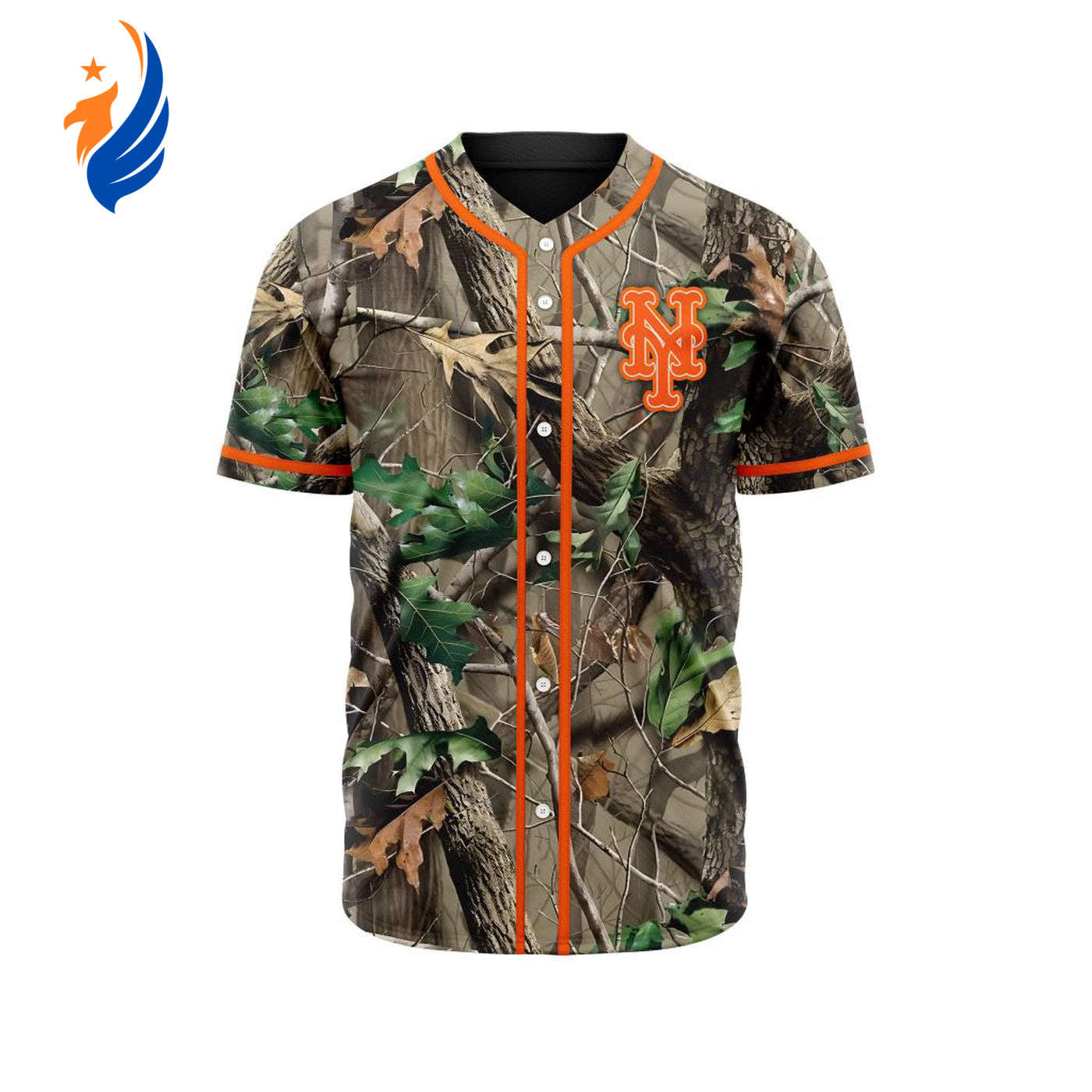 MLB New York Mets Special Realtree Camo Hunting Baseball Jersey Gift for Men Women - Bafud