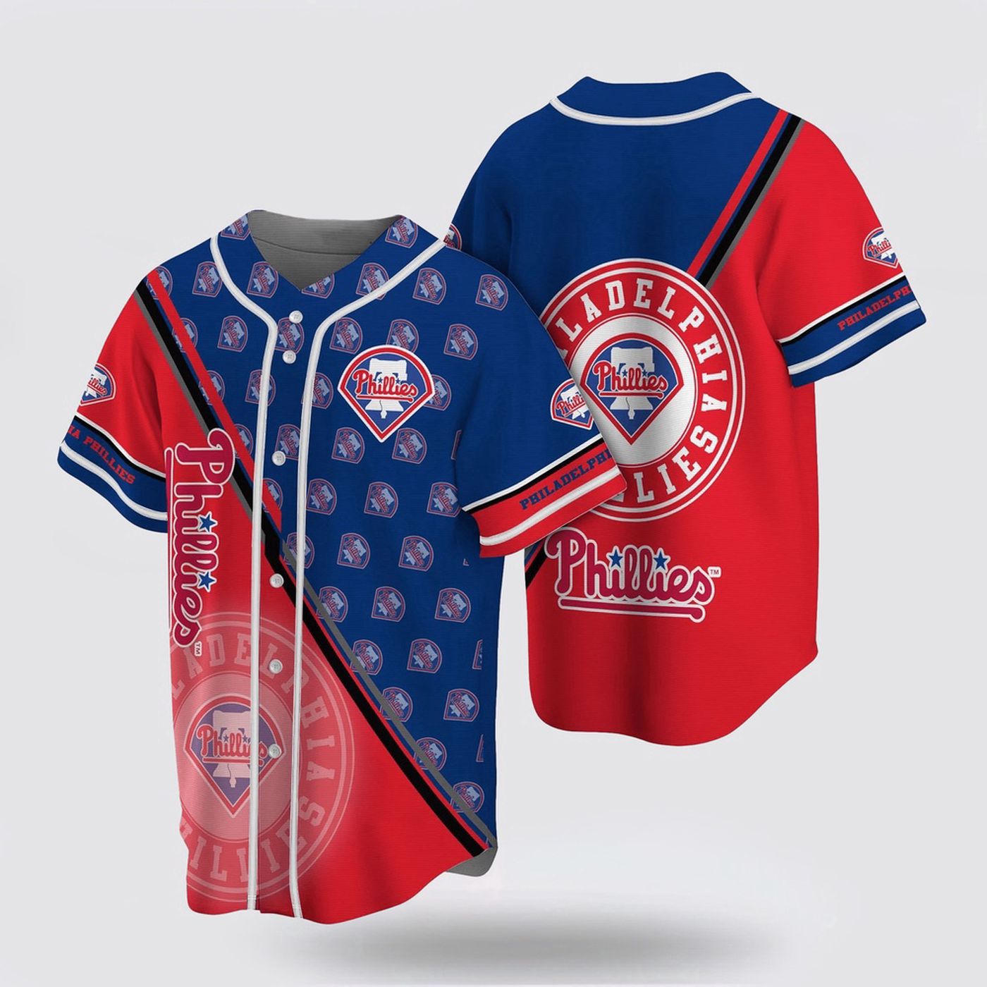 Authentic MLB Philadelphia Phillies Baseball Jersey - Sleek Fan Design - Gift for Men Women - lylyprint.com