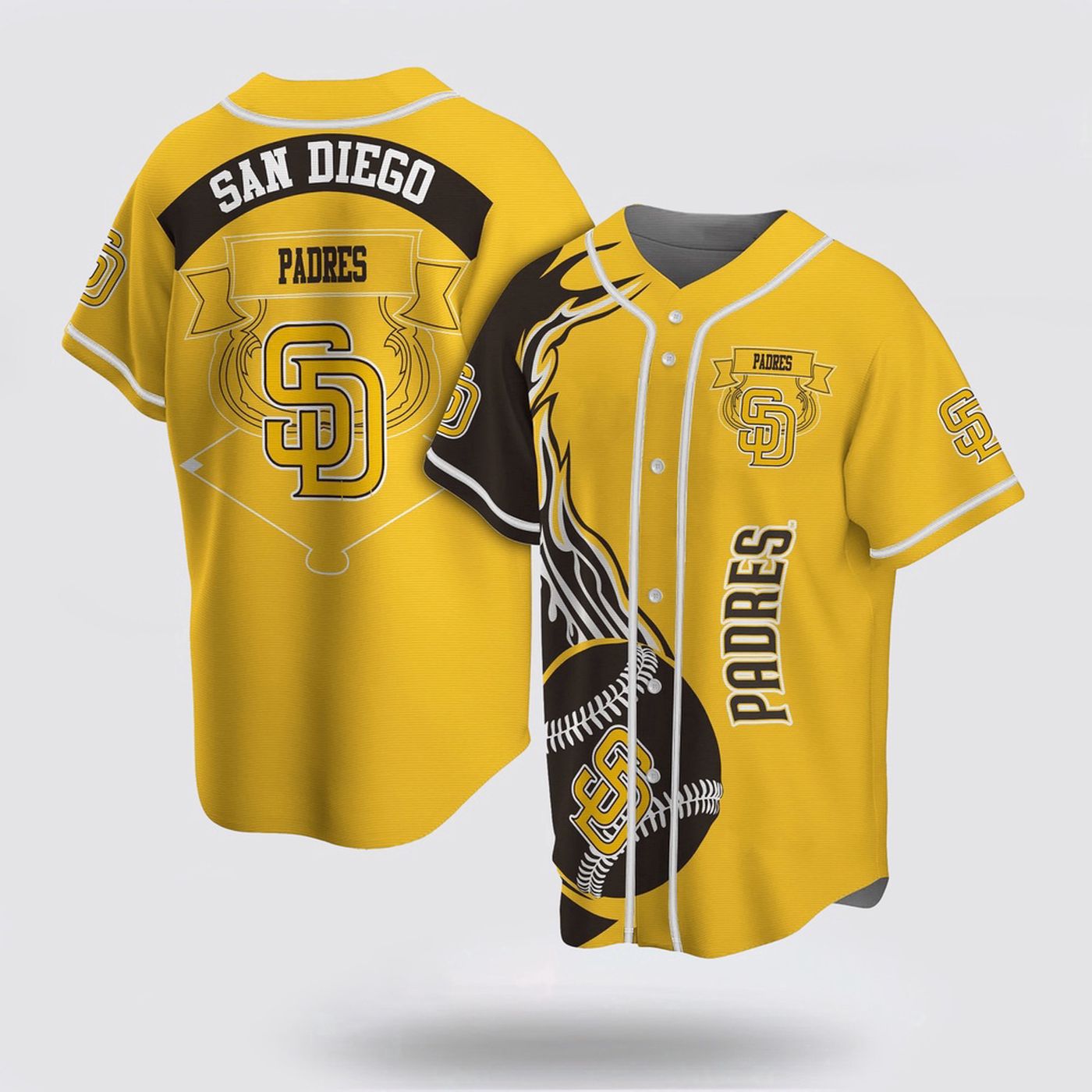 Authentic MLB San Diego Padres Baseball Jersey - Classic Design for Passionate Fans - Gift for Men Women - lylyprint.com