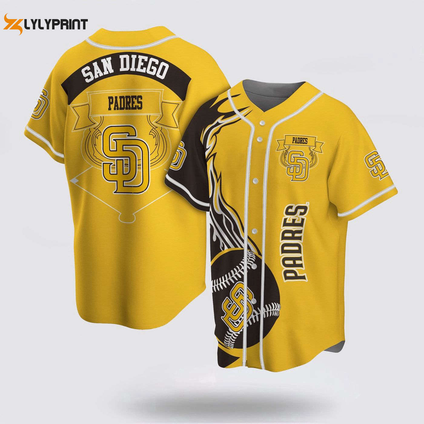 Authentic MLB San Diego Padres Baseball Jersey - Classic Design for Passionate Fans - Gift for Men Women - lylyprint.com