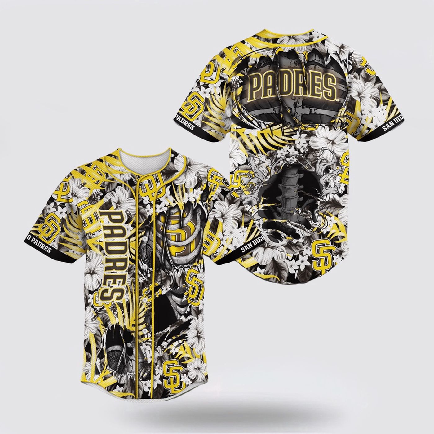 MLB San Diego Padres Skeleton Baseball Jersey: A Must-Have for Fans - lylyprint.com