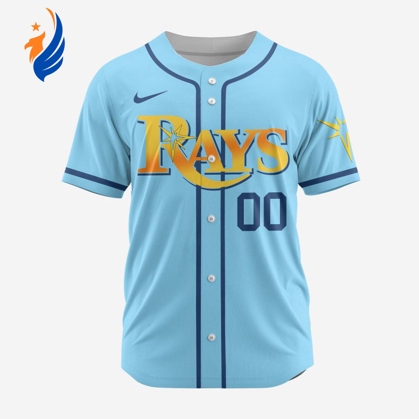 MLB Tampa Bay Rays Personalized Alternate Design Concept Baseball Jersey 2403 - Bafud
