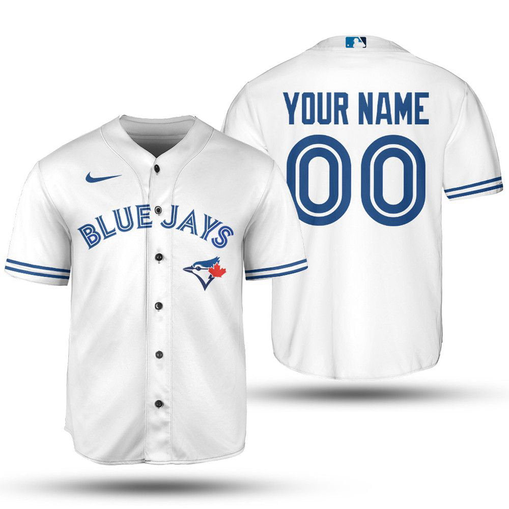 MLB Toronto Blue Jays Custom Name Number Home Jersey 2023 Baseball Jersey Unisex Shirt, Gift For Men And Women - Aopprinter