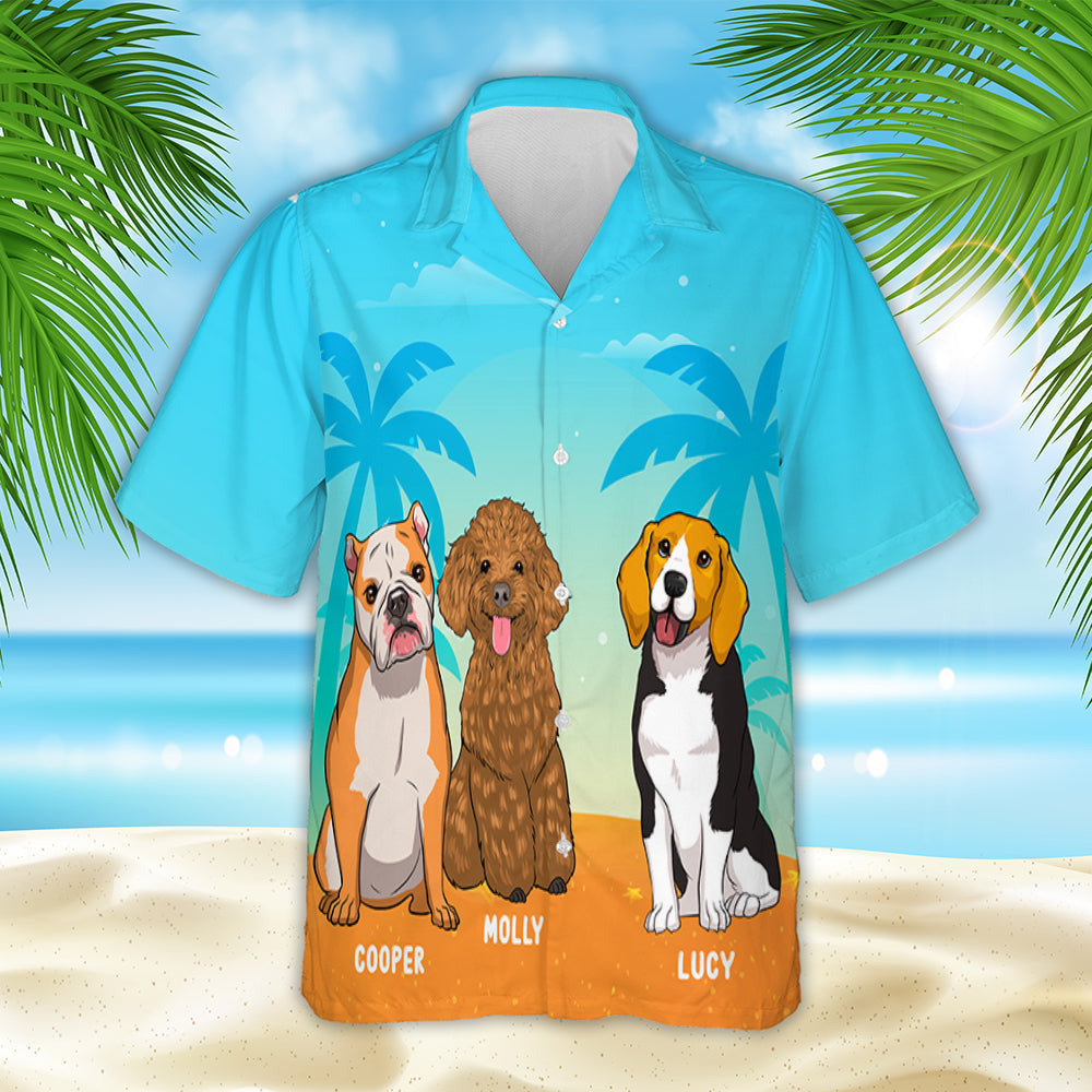 Dog Hawaiian Aloha - Personalized Custom Hawaiian Shirt