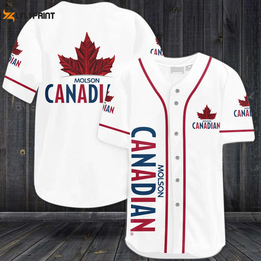 Molson Canadian Baseball Jersey - Perfect Gift for Men and Women who Love Baseball! - lylyprint.com